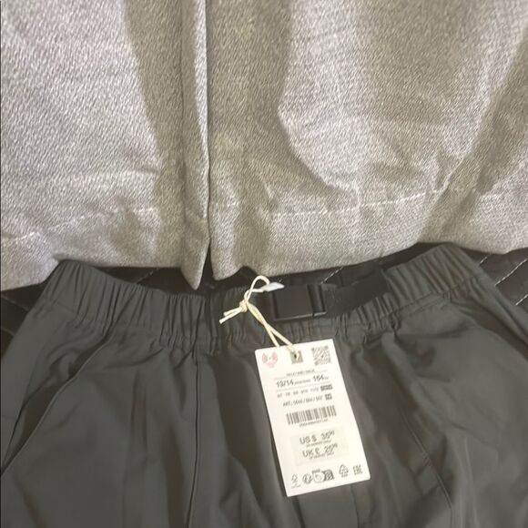 ZARA Gray Elastic Waist Pants - Picture 9 of 15